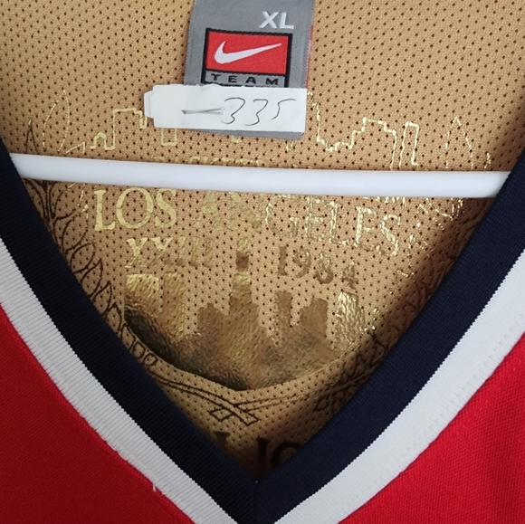 Michael Jordan Nike 1984 Red Olympic USA Legends #9 Jersey XL Dream Team - Picture 2 of 4